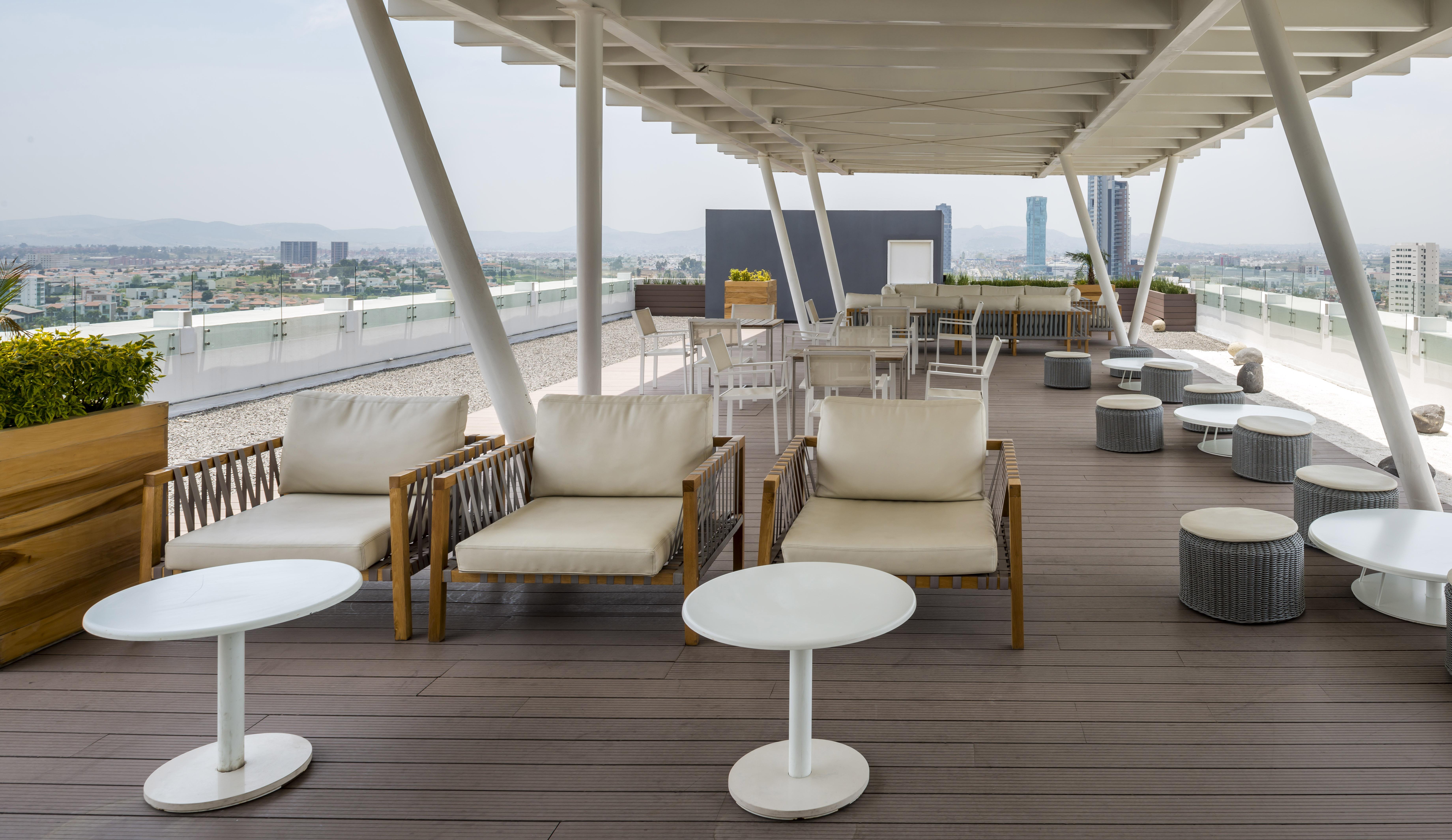 Hotel Camino Real Puebla Angelopolis Zewnętrze zdjęcie Rooftop lounge